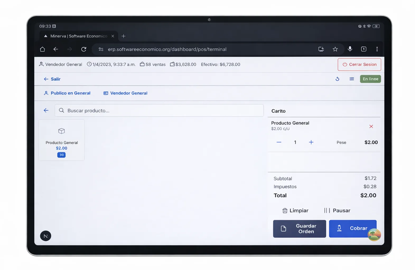 Minerva - Terminal POS