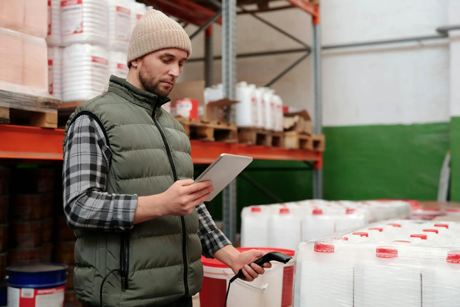 Control de inventario en almacén