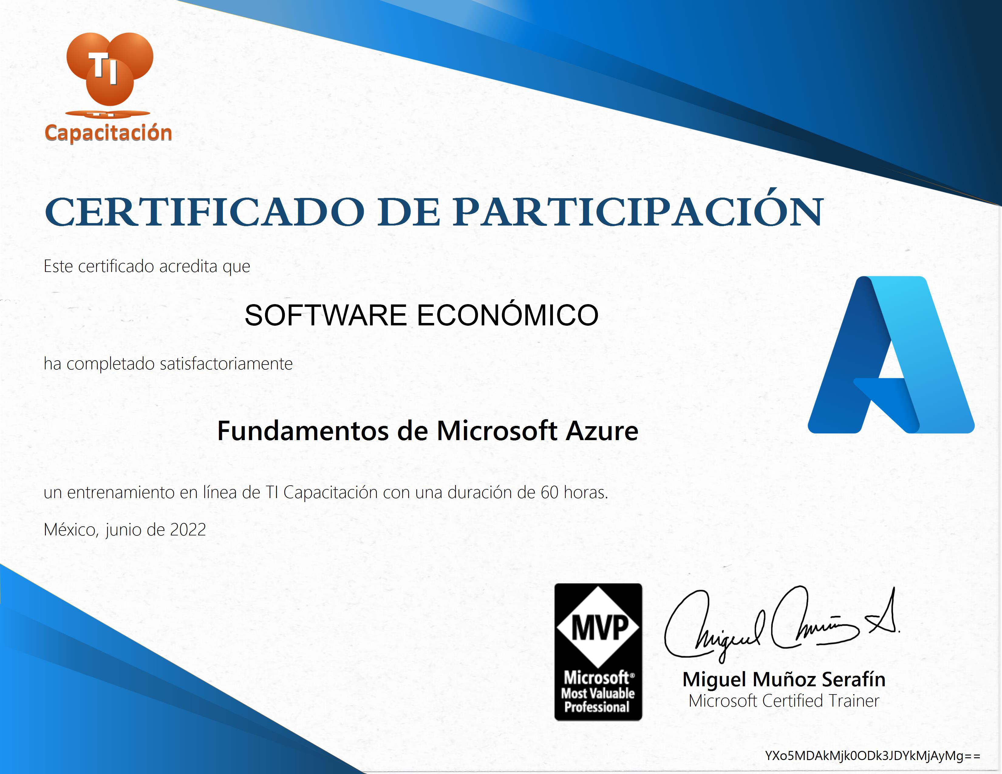 Certificación en Microsoft Azure Fundamentos